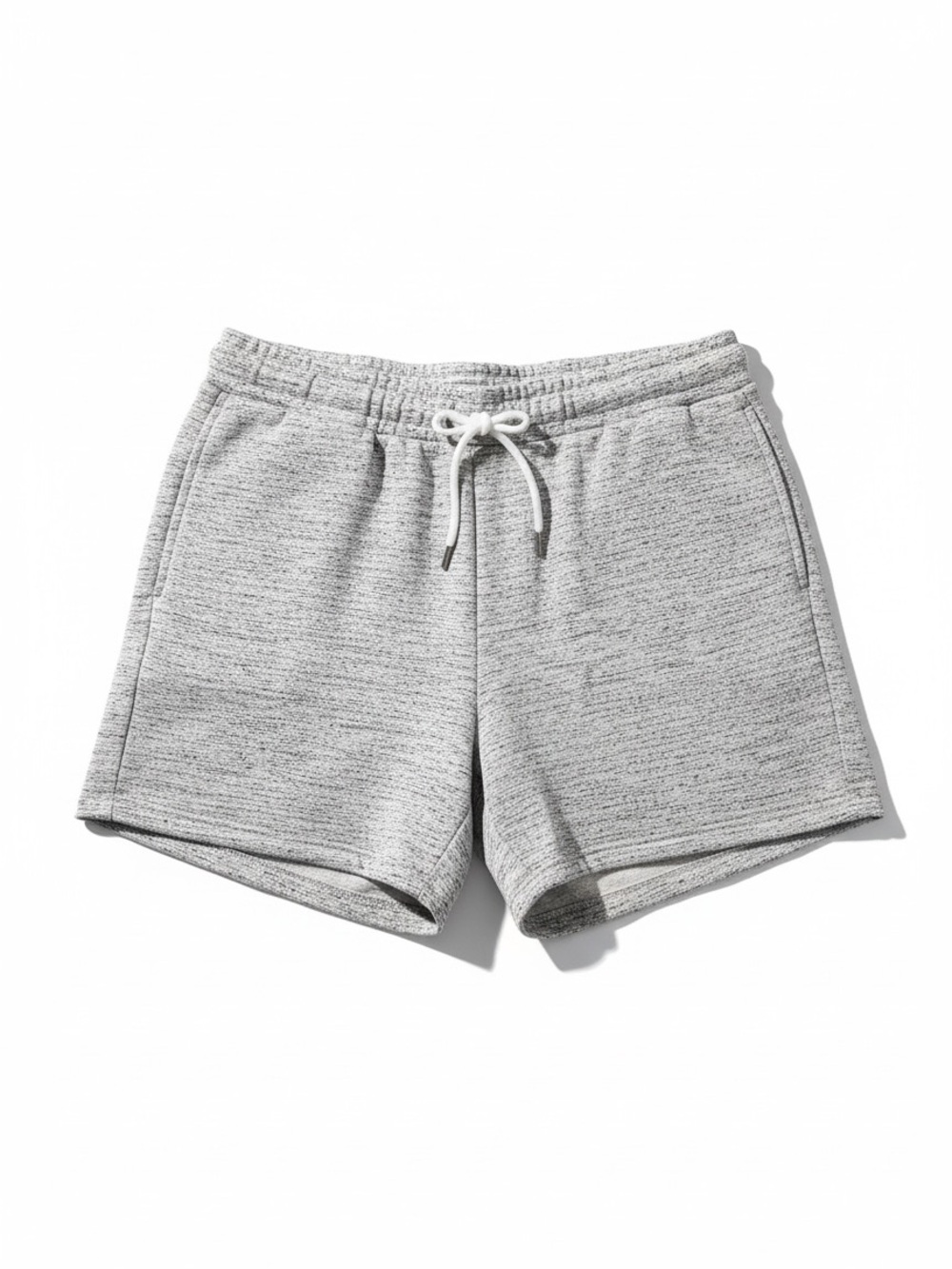 Zara Light Gray Athletic Drawstring Shorts